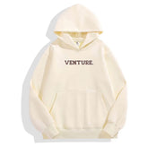 Cream / Brown Hoodie