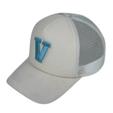 Trucker Cap – Classic Cream & Cool Blue