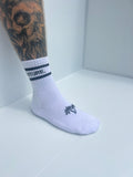 White Crew Style Socks