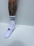 White Crew Style Socks